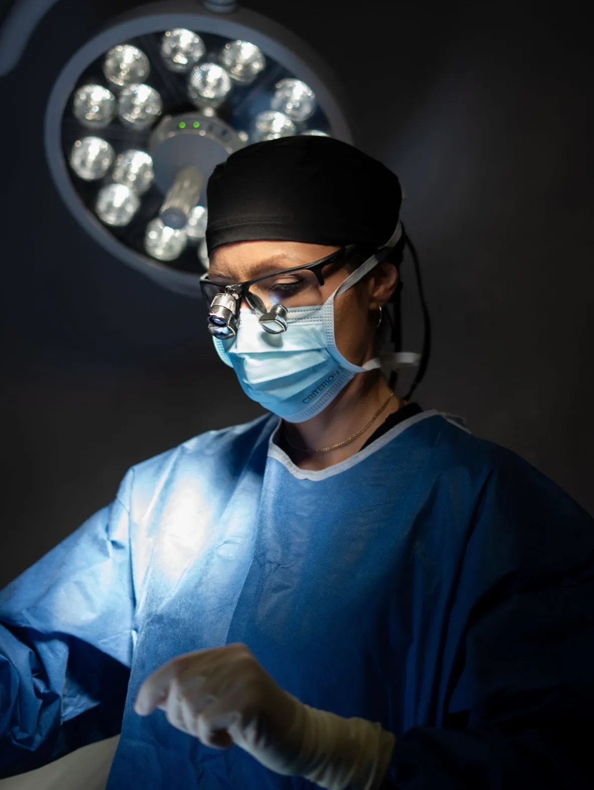 Dr. Christine Bokman operating